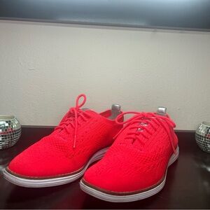 Cole Haan Red Knit Flats